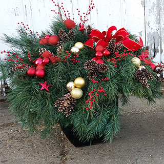 Elegant Christmas Decor and Handmade wreaths from Howell's Floral